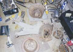 Restoration of Rear Disc Brakes