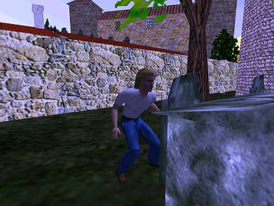 Gabriel sneakin' around