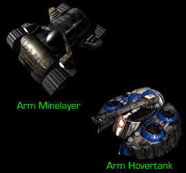 Minelayer and Hovertank