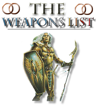 The Weapons List