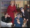 Ray, Ann-Marie, Rachel, Guido. Halloween, 1999.