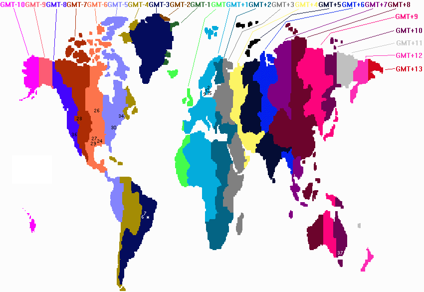 The Timezone map. It takes a while too load.