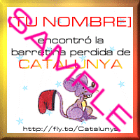 [TU NOMBRE] encontró la barretina perdida de Catalunya - MUESTRA
