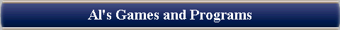Al's Games and Programs