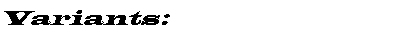 Variants