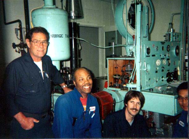 The Engine Gang, Kent Thorington, Bruce Lockett, John Runyard & Gene Carranza.