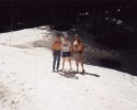 Myself, Heidi, && Don on the snowy slopes in May