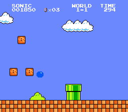 Sonic at the Mushroom Kingdom