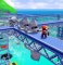 Mario surrounded - screenshot from Super Mario Sunshine.