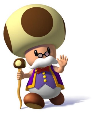 Toadsworth is friendly!