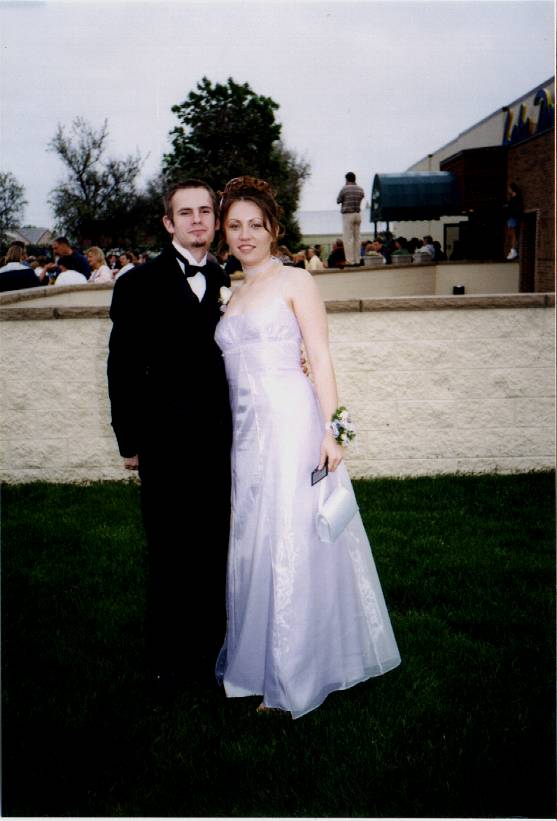 Rinoa & her fiance Matt; Prom 01'