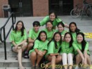 Here're the G9 Girls...from first row left...Christine, Frances, Amy, Glenda...second row...Rebekah, Hope, Evelyn, Jocelyn, Claire...third row...Counselor: June a.k.a. Liang ah-yi =P