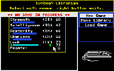 Screenshot- Character generation