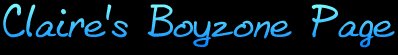 Claire's Boyzone Page