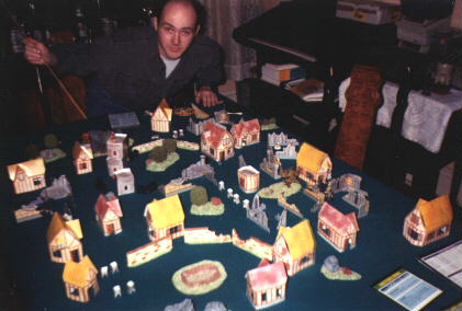 Picture of friend playing wargame