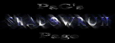 PaG's Shadowrun Page