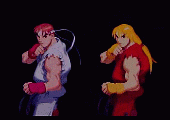 Ryu & Ken Double-Power Hadouken!