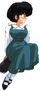 Ranma and Akane, sitting in a tree, k-i-s-s-i-n-g... like that will ever happen...