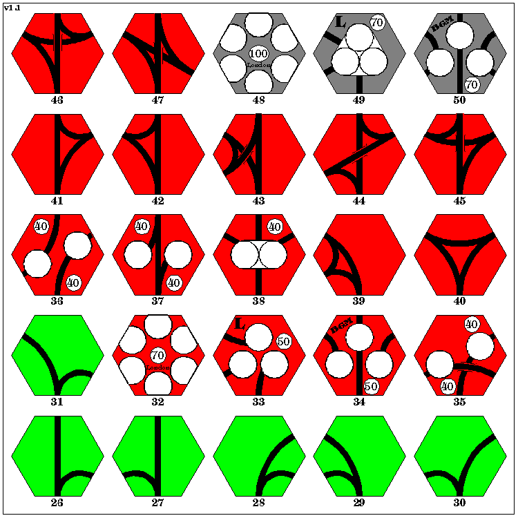 Tiles 26 to 50