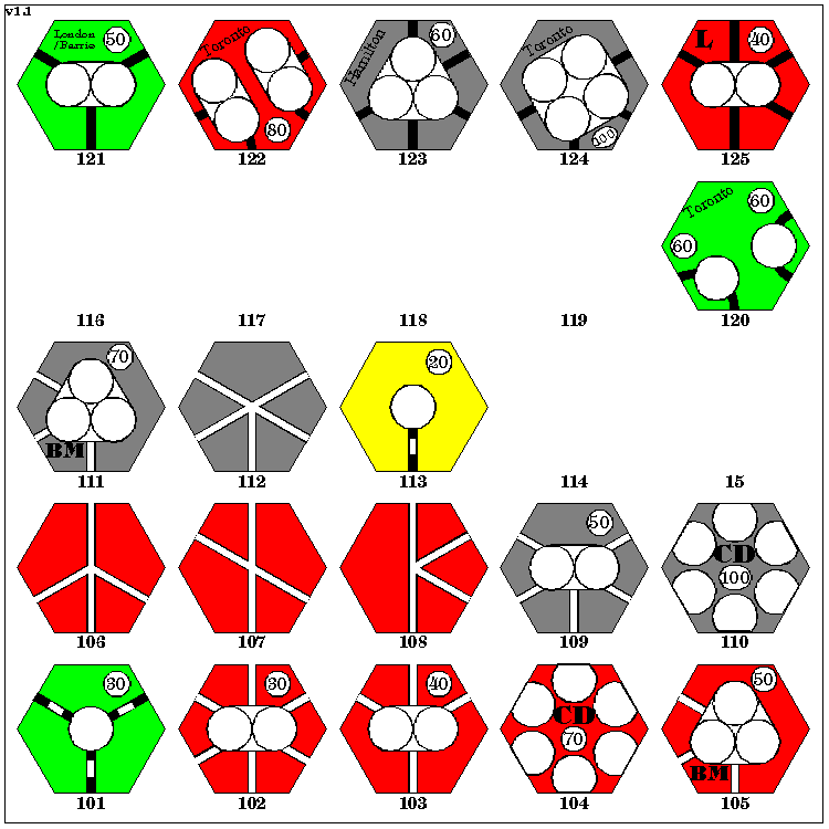 Tiles 101 to 125