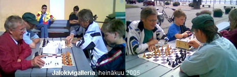Jalokivigallerian edess heinkuussa 2005