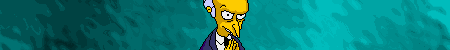 A Banner Of Mr.Burns