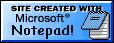 Made with Notepad