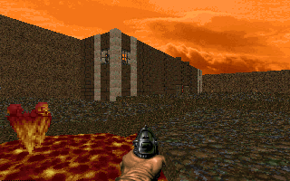 You see a fortress in the distance...