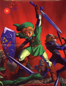 Link and Sheik battle with Ganondorfs minions