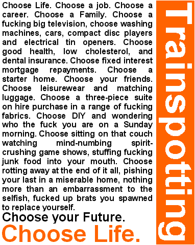 Trainspotting Rant