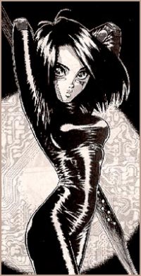 Hello, I'm Katrina, some call me kat, but you won't unless you wanna loose your head. I am the cyber host of the second character page so don't get on my nerves