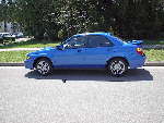 Blue WRX