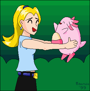 'Big feet, just like me!'