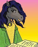 Aedina Equina reads aloud by sunset