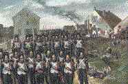 Infanterie en lignes, Line formation