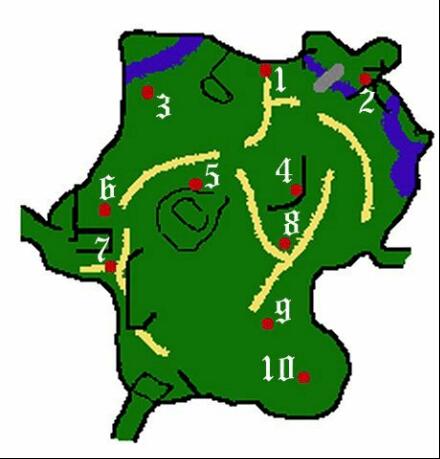 10 Poes Map