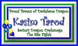 Certificado de adopción de Kasim Tarod