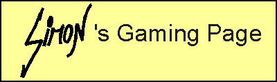 Simon's Gaming Page
