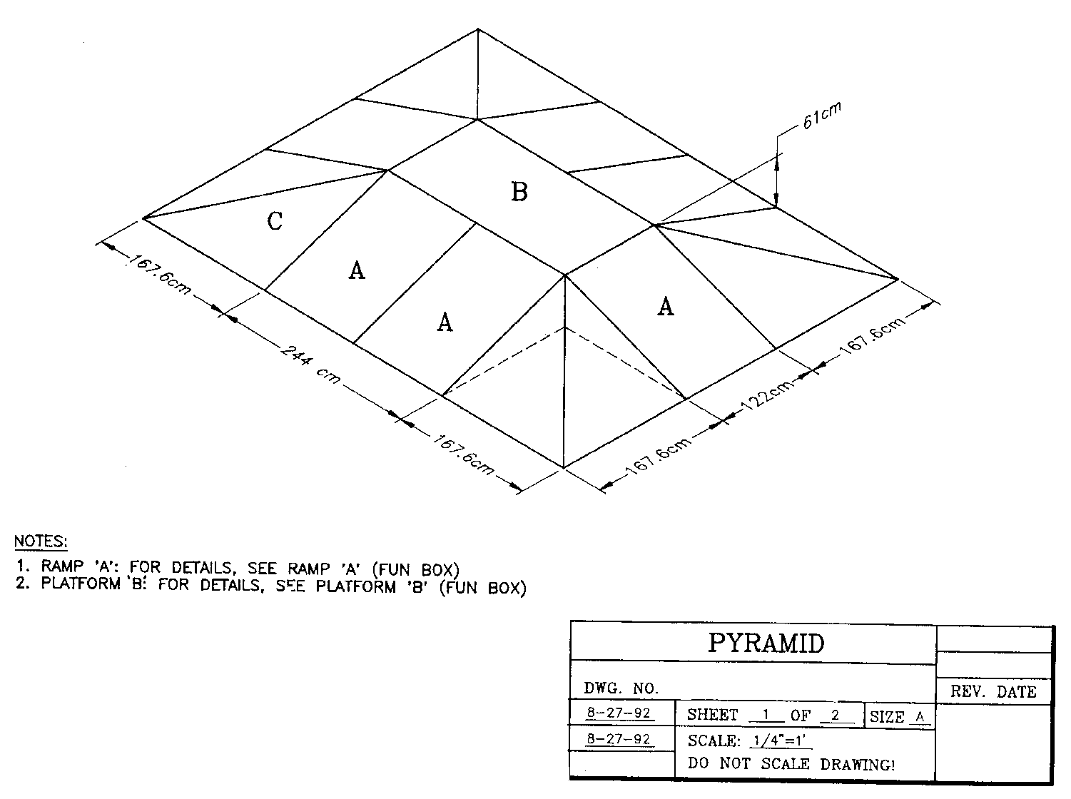 Pyramid Ramp Design Ramp Plans