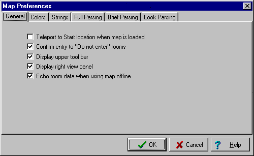 Map Preferences