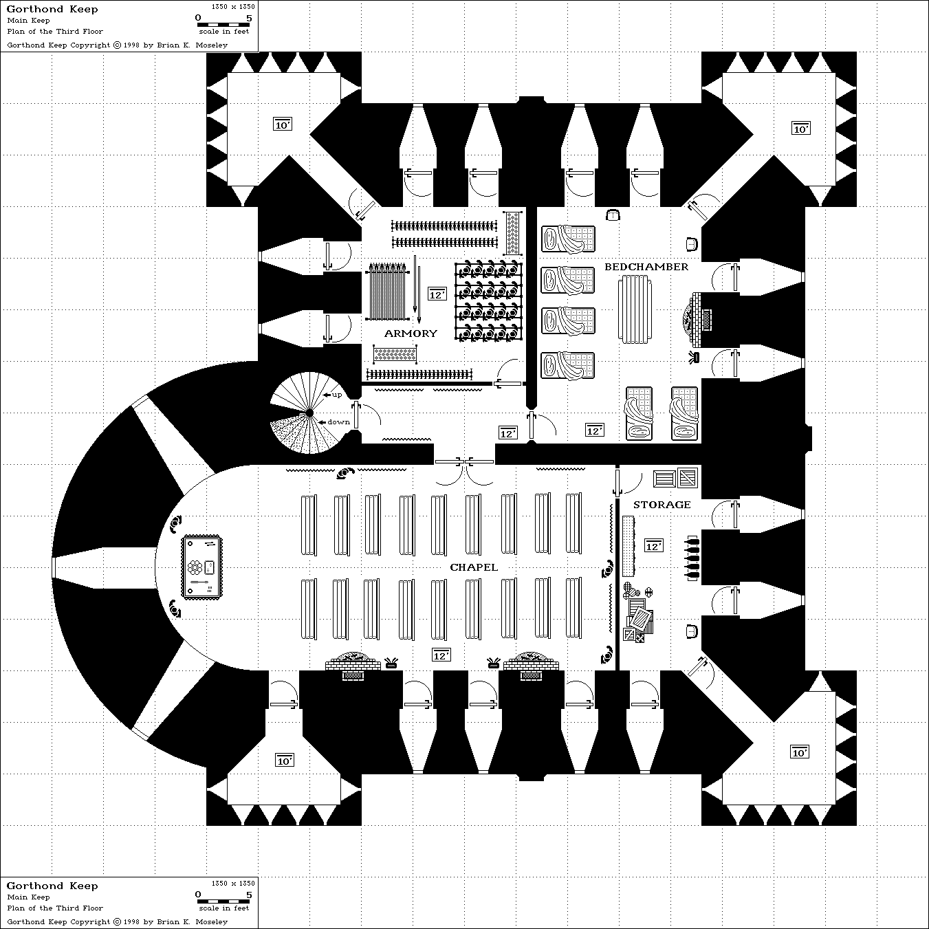 Gorthond Keep [Third Floor] (50k) Copyright  1998 Brian K. Moseley. All rights reserved.