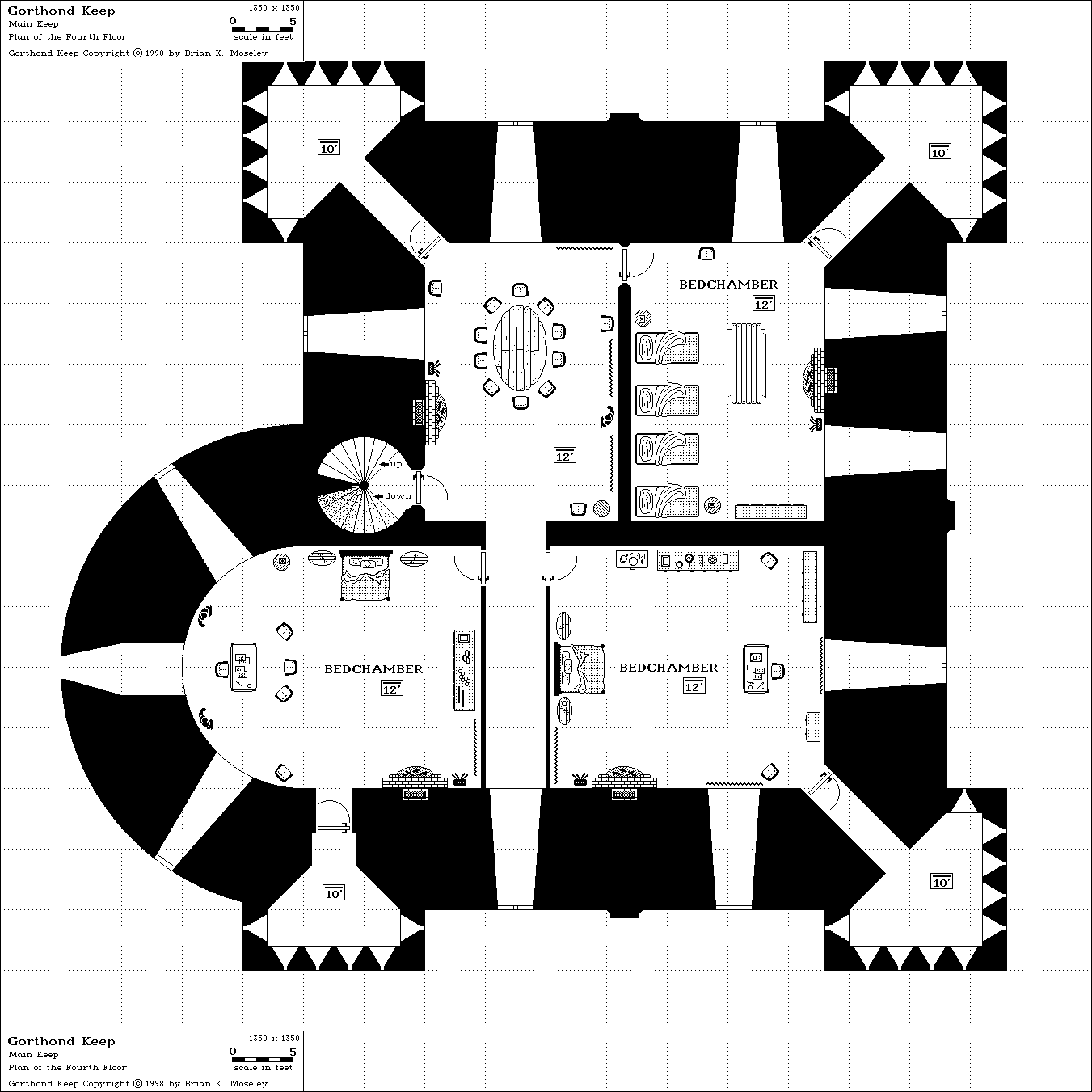 Gorthond Keep [Fourth Floor] (43k) Copyright  1998 Brian K. Moseley. All rights reserved.