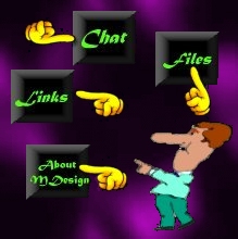 graphical menu, use text links