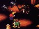 Screenshot from SMRPG - johnny and Mario go at it.
