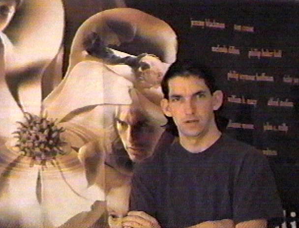 me at the magnolia press confrence back stage..LA....
