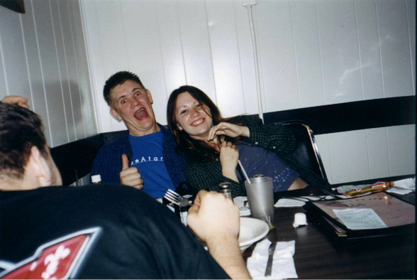 Look how happy he is to be out of high school! Blackrogue & Rinoa on the last day of Senior Year