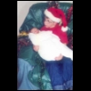Kathleen and Joshua at Christmas.