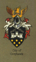 Greyhawk Page of Great Links, Greyhawk Grimoire, Greyhawk Heraldry or Shields, ADND, TSR, also Fantasy Fonts, RPG, Advanced Dungeons & Dragons