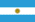 Argentina Flag, Link to 3D animated
gif of Argentina flag