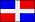 Dominican Republic Flag, Link
to 3D animated gif of Dominican Republic flag